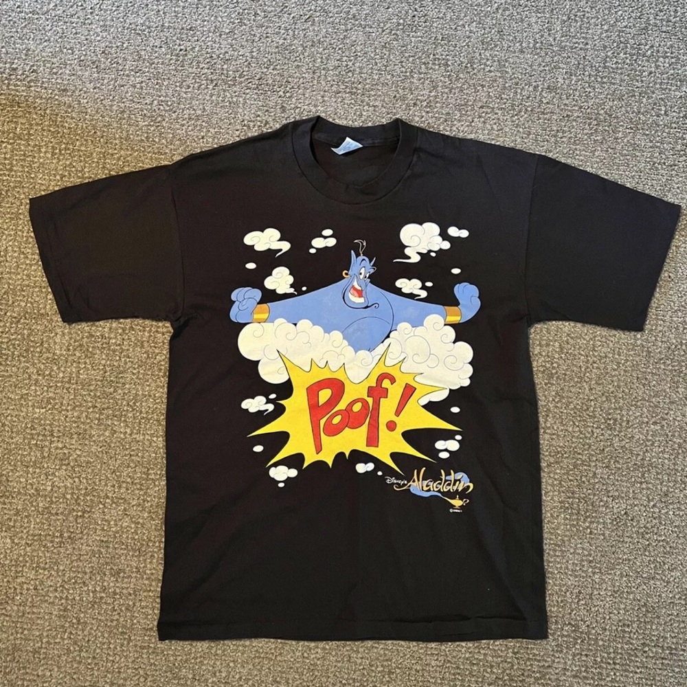 RARE Vintage 1990s Aladdin Poof T-shirt